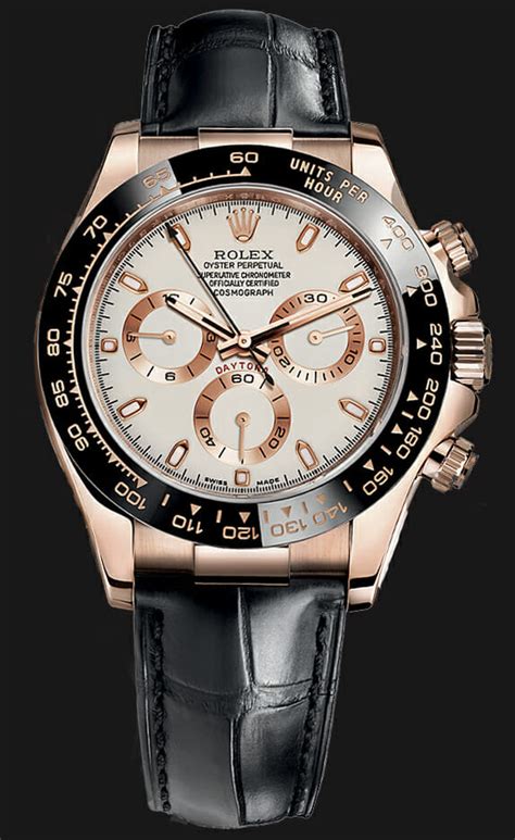 rolex daytona rose gold leather strap 2011|rolex daytona rubber strap replacement.